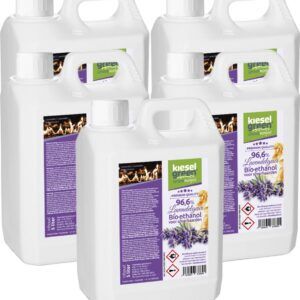 Etanolo Riscaldamento Ambienti KieselGreen Bioetanolo 10 Litri Con Profumo - Carburante Per Camini A Bioetanolo, Fragranze Multiple, 100% Biologico E Sicuro Bioetanolo Camino