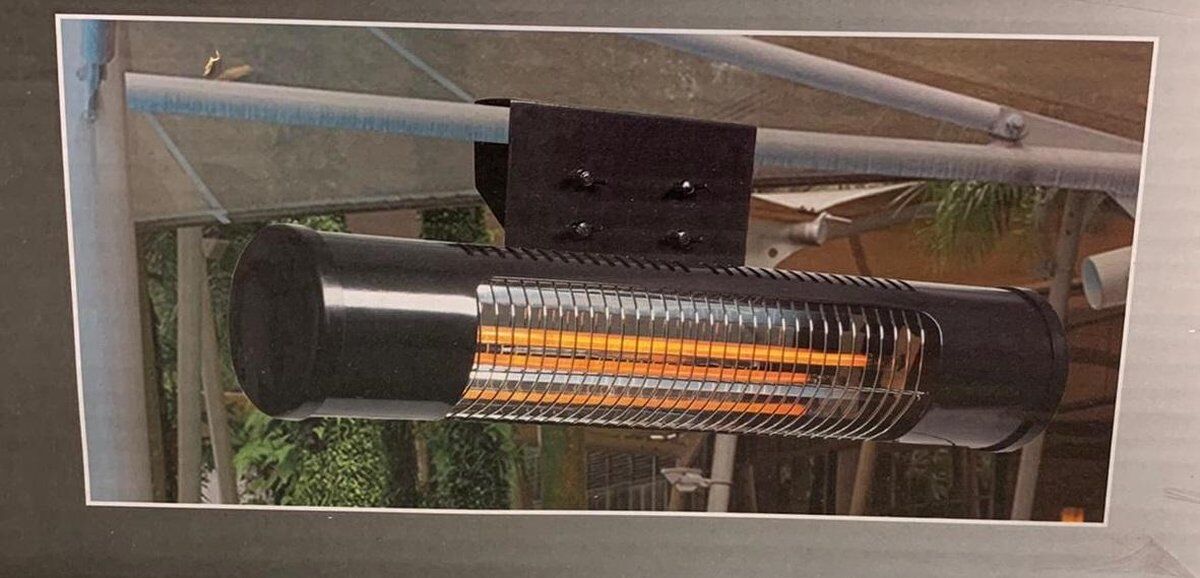 zonnescherm heater